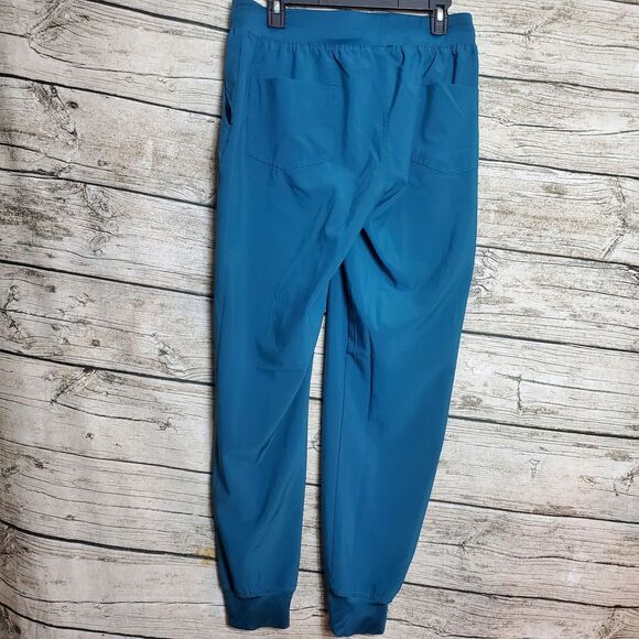 CozyFit Blue Scrub Joggers Pants Size Large - Picture 4 of 5